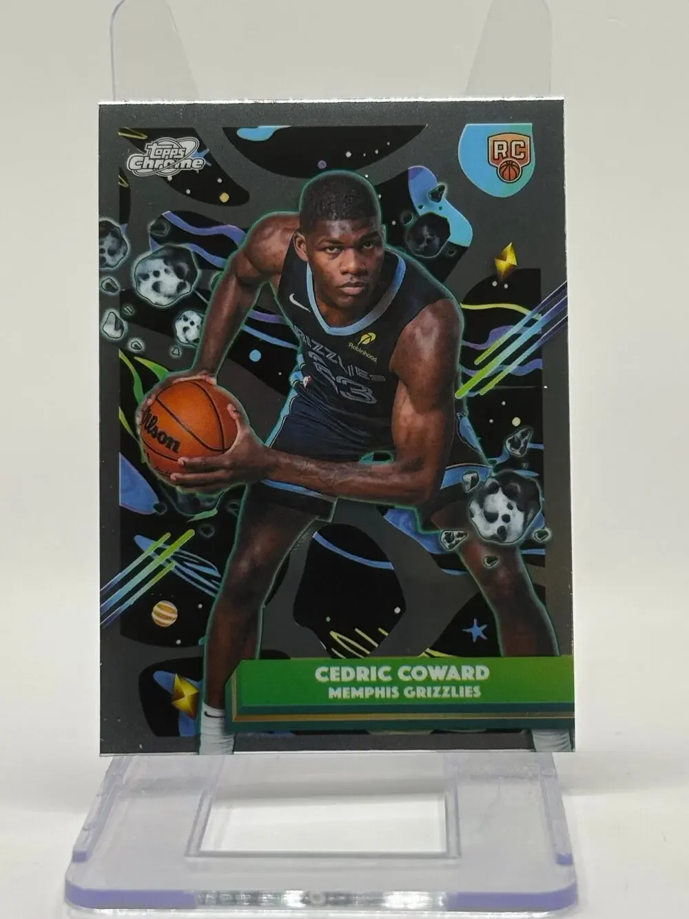 2025-26 Topps Cosmic Chrome Cedric Coward Rookie Memphis Grizzlies RC